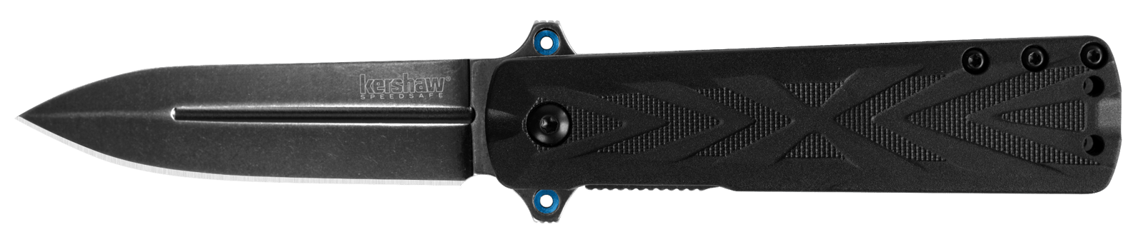 Kershaw 3960 Barstow  3" Folding Spear Point Plain Black Oxide Blackwash 8Cr13MoV SS Blade Black Glass-Filled Nylon Handle Includes Pocket Clip