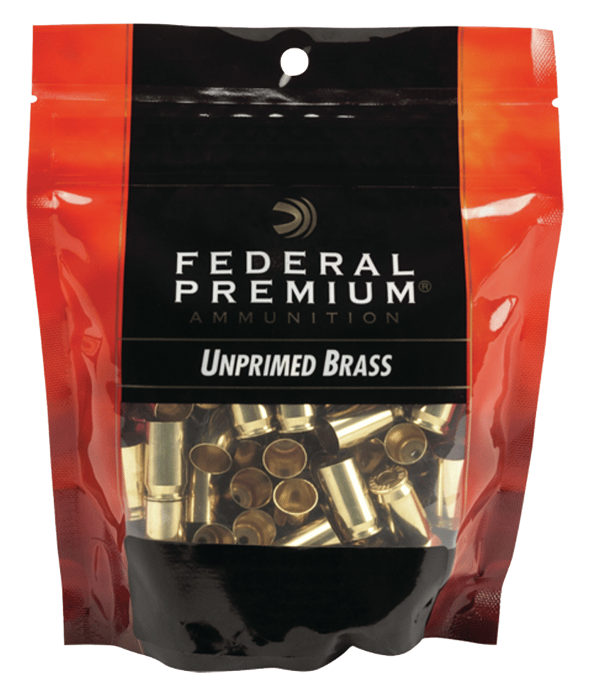 Federal PH40UPB100 Gold Medal Premium 40S&W Handgun Brass 100/Bag