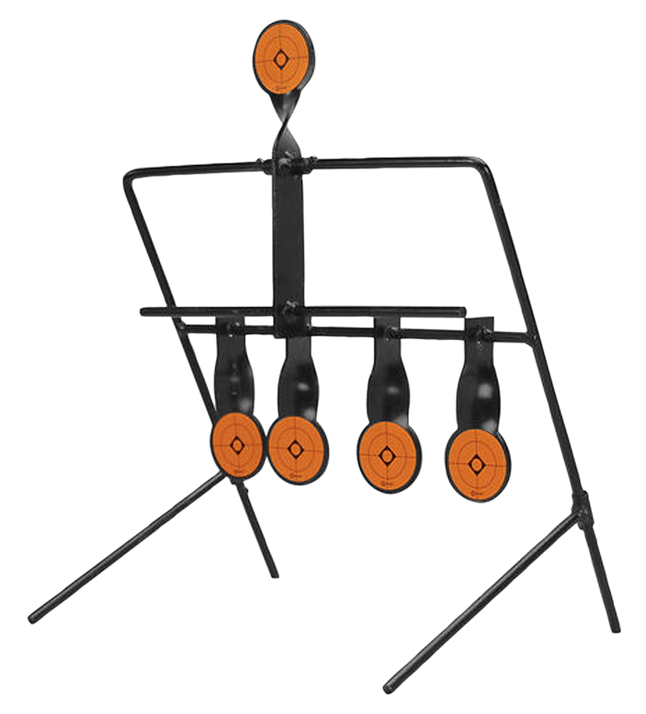 Caldwell 820585  Resetting Target Airgun AR500 Steel Black/Orange Impact Enhancement Motion 1.50"
