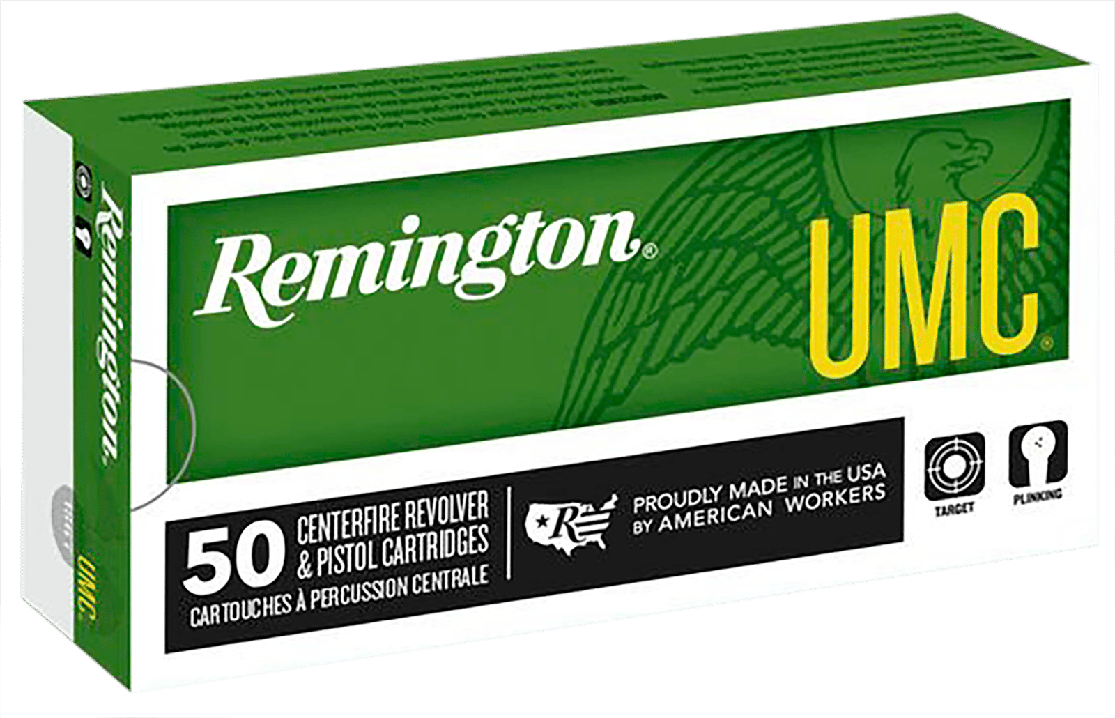 Remington Ammunition 23742 UMC  40S&W 180gr Full Metal Jacket 50 Per Box/10 Case