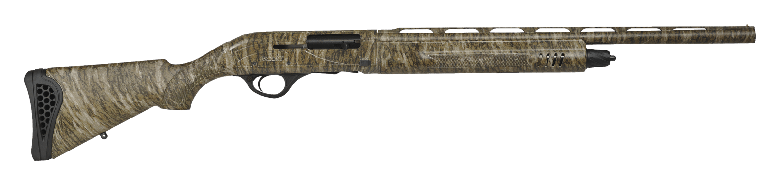 Escort HEPS2022054Y PS Youth 20 Gauge Semi-Auto 3" 4+1 22" Mossy Oak Bottomland Vent Rib Barrel, Grooved Aluminum Receiver, Adj LOP & Shim Mossy Oak Bottomland Synthetic Stock, Right Hand