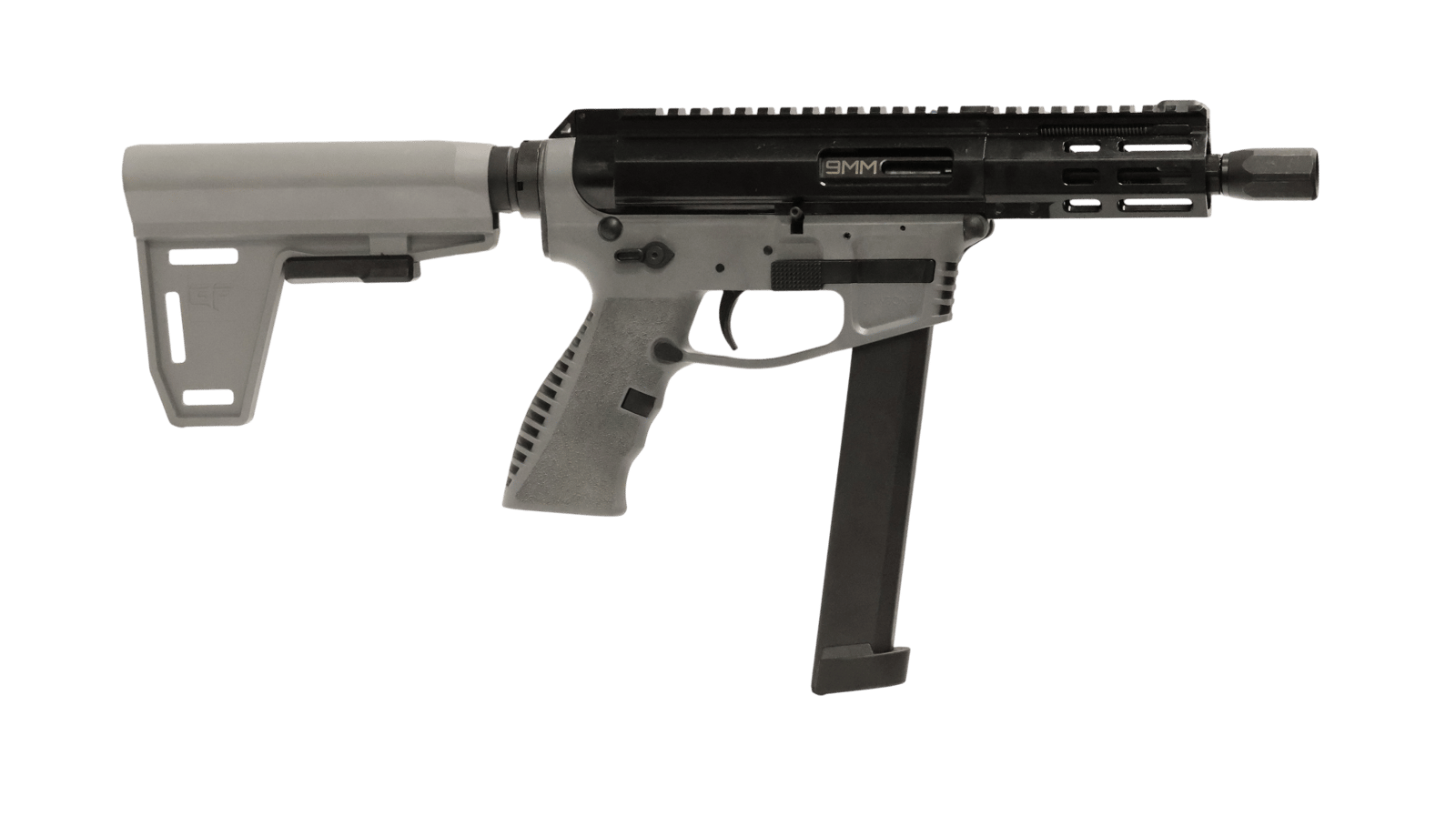GFORCE ARMS JAWBONE 9MM 5" BRL 33+1 RD MAG TACTICAL GRAY ORION EXCLUSIVE