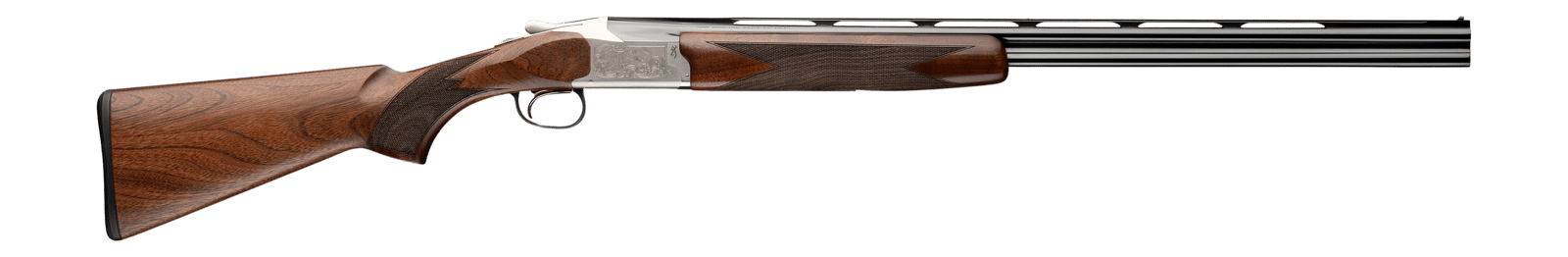 Browning 018346914 Citori 825 Field Full Size 410 Gauge Break Open 3" 2rd 26" Gloss Blued Over/Under Vent Rib Barrel, Silver Nitride Engraved Steel Receiver, Fixed Grade II/III American Walnut Stock