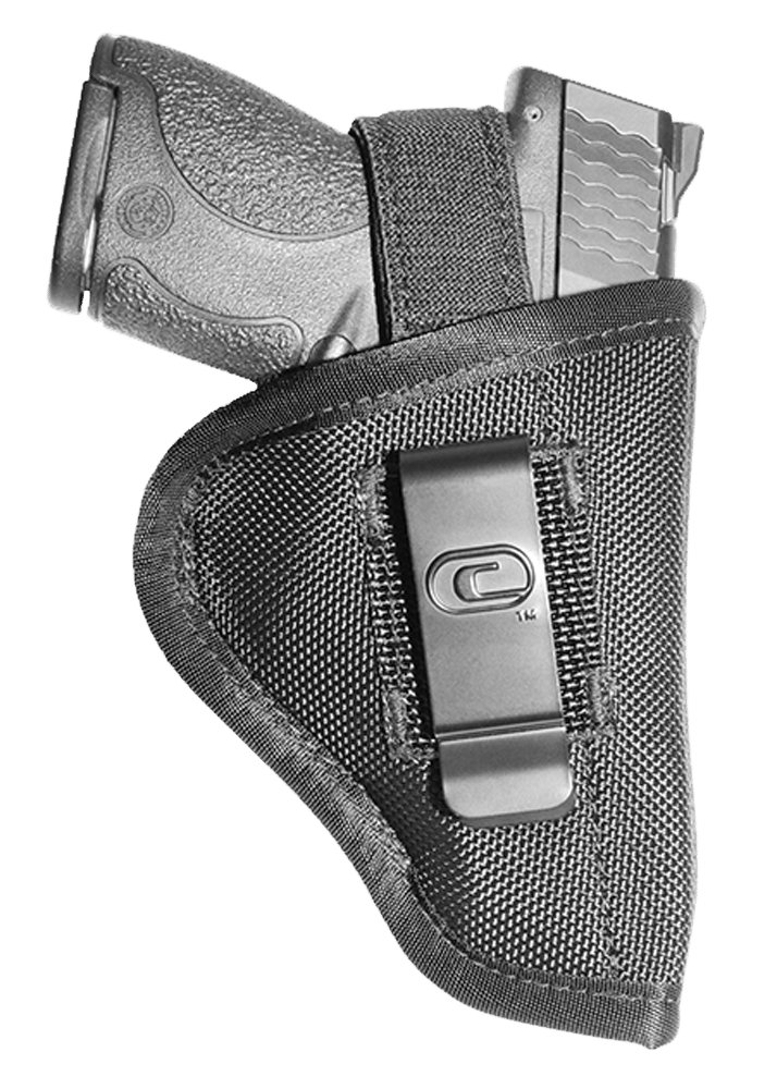 Crossfire Shooting Gear CRFTUSA1M1 The Undercover  IWB/OWB Size 01 Black Ballistic Nylon Belt Clip Fits Micro 1-1.50" Barrel Ambidextrous