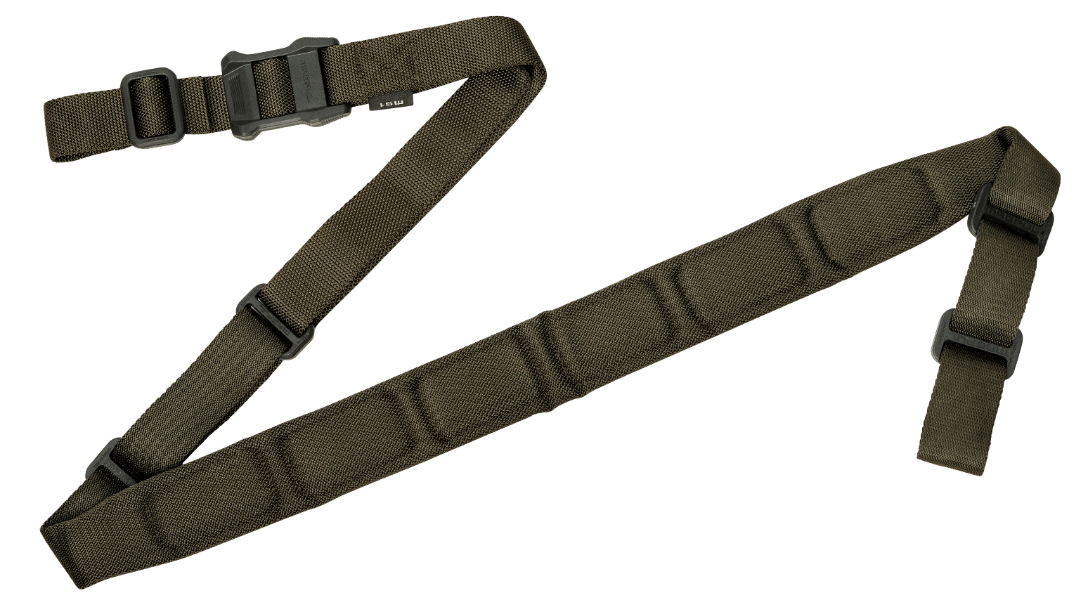 Magpul MAG545RGR MS1 Sling Ranger Green Nylon 48"-60" OAL Padded Two-Point Rifle