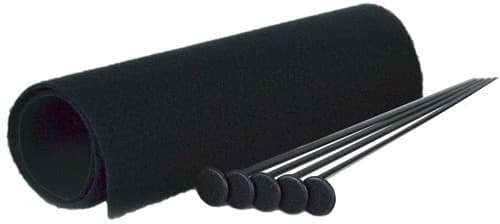 GSS SMALL RIFLE ROD KIT 5 BLK RIFLE RODS .22 CAL 19"X15"!