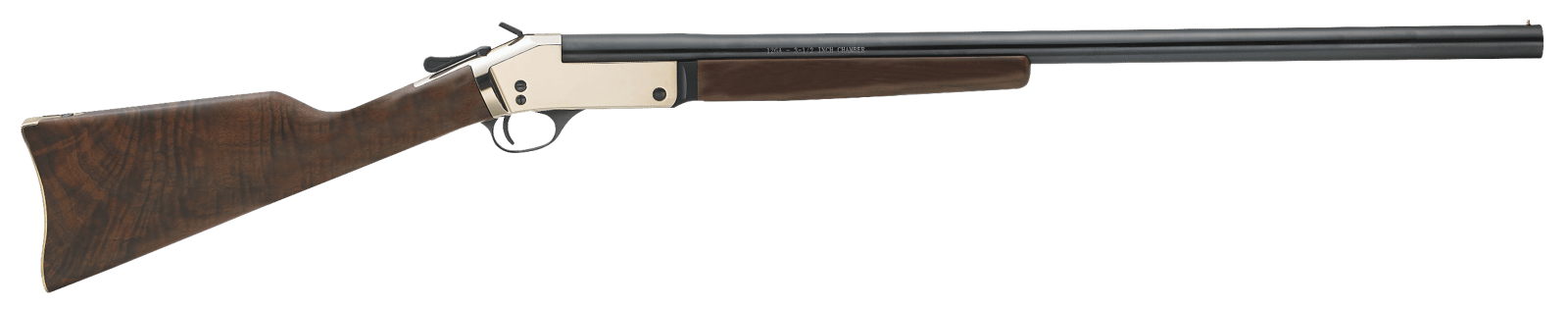 Henry H015B20 Single Shot  20 Gauge with 26" Blued Barrel, 3" Chamber, 1rd Capacity, Polished Brass Metal Finish & American Walnut Stock Right Hand (Full Size)