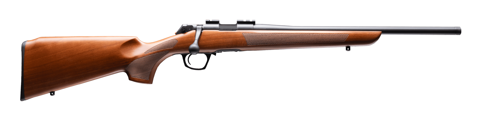 CVA CR2202 Cascade  22 LR 10+1 18" Matte Blued Steel Threaded Barrel & Receiver w/Picatinny Rail, Fixed Walnut Stock