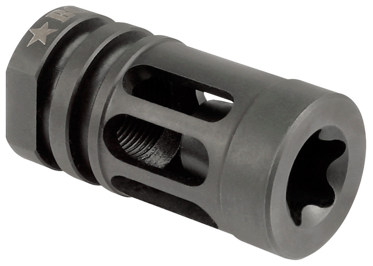 BCM GFCMOD0556 BCMGunfighter Compensator Mod 0 Black Nitride Stainless Steel with 1/2"-28 tpi Threads for 5.56x45mm NATO AR-15
