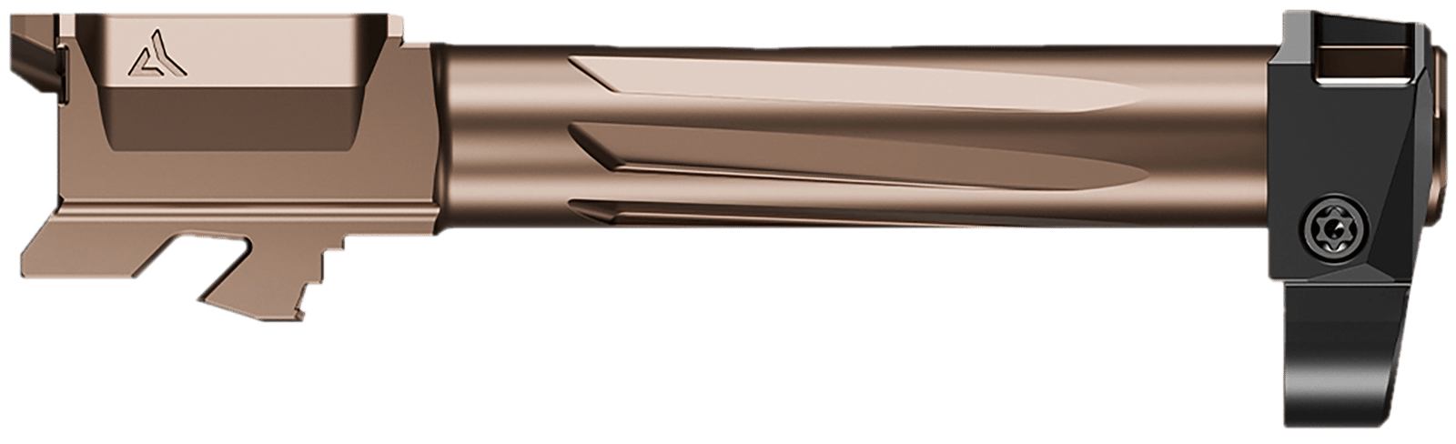 Radian Weapons R0843 Ramjet & Afterburner Combo 9mm Luger Compatible w/Glock 43, Bronze Stainless Steel