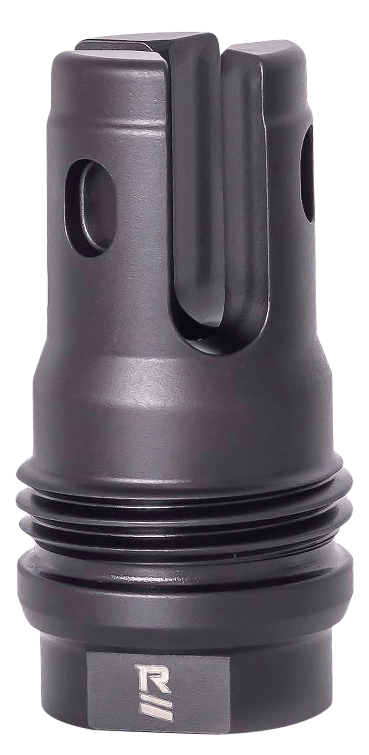 Rugged Suppressor FH014 R3 Flash Mitigation System Black with 9/16x24 LH Threads & 2.13" OAL for 7.62mm Radiant762, Surge762, Razor762 & Micro30 Suppressors