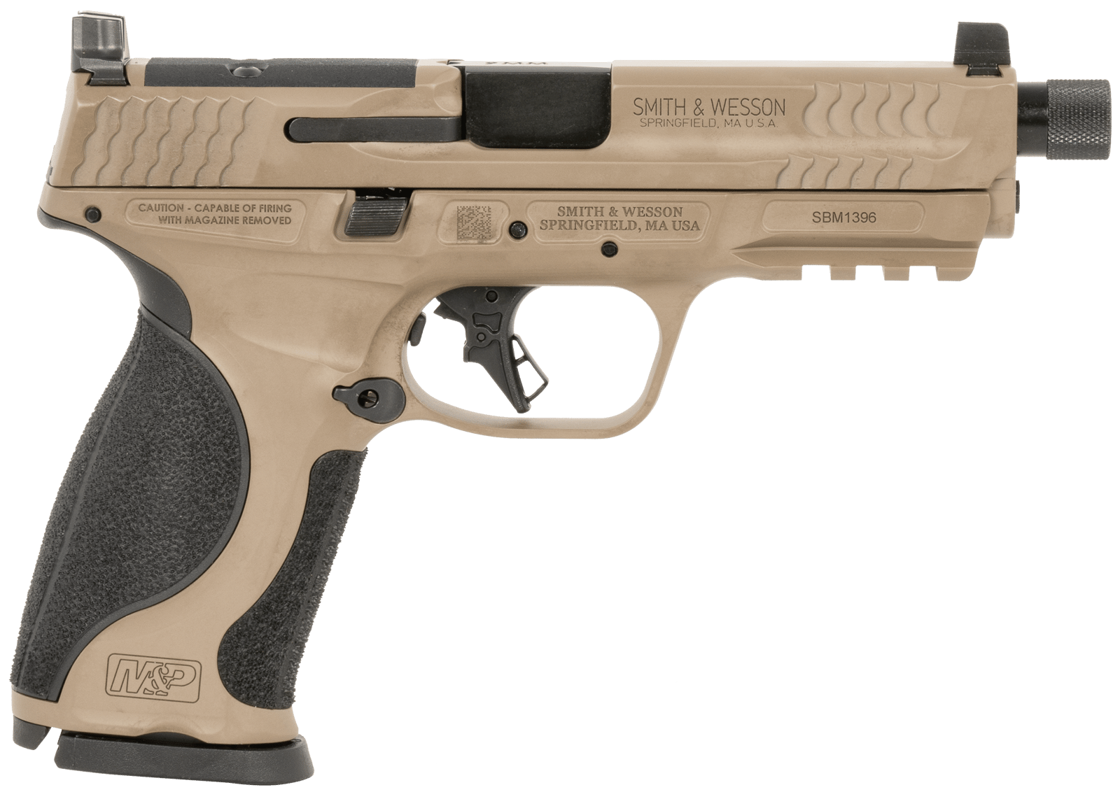 S&W M&P9 14163 M2.0 9MM 4.625 17R OR TB FDE