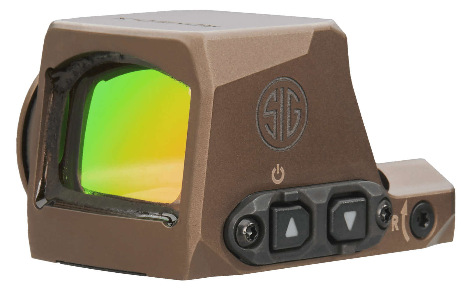 Sig Sauer Electro-Optics SORX1202 Romeo-X Compact Flat Dark Earth 1x24mm 2 MOA Red Dot/32 MOA Circle Reticle, Fits Sig P365 Pistol