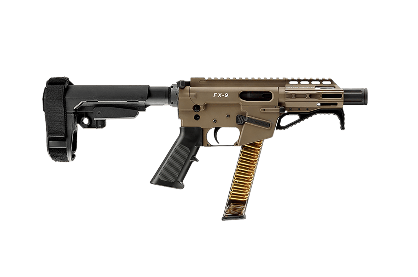 FREEDOM ORDNANCE FX9P4S-FDE FX9P  9mm Luger 31+1 4" Flat Dark Earth
