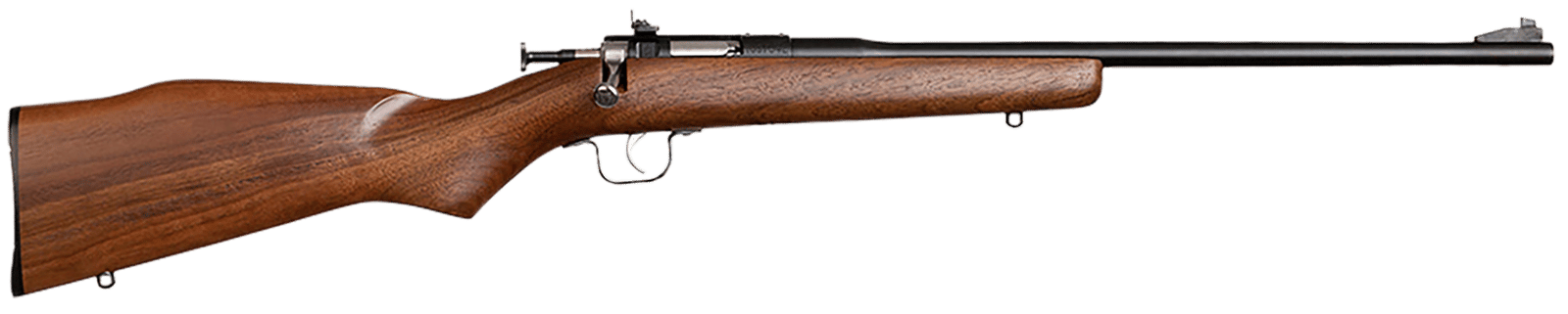 Chipmunk 00001 Youth  22 LR 1rd 16.13" Blued Steel Barrel & Receiver, American Walnut Fixed Wood Stock