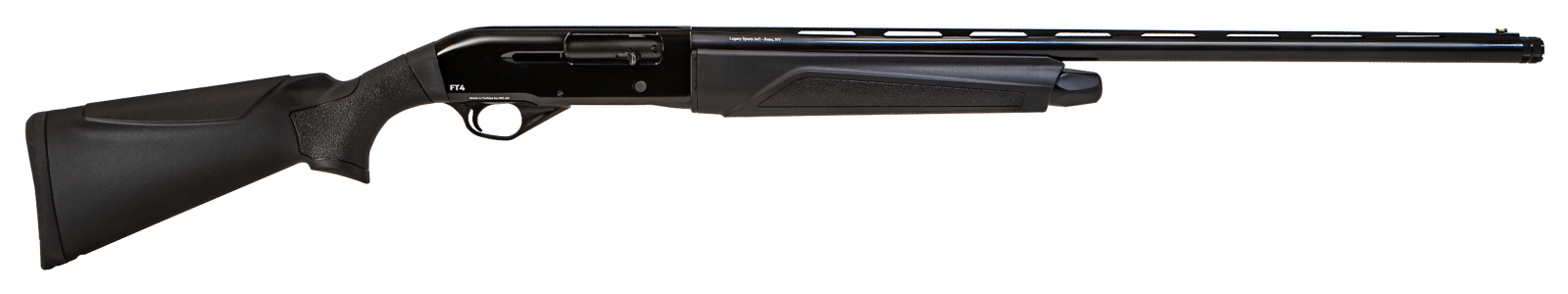 Pointer KIRFT420Y FT4 Field Trek Full Size 20 Gauge Semi-Auto 3" 5+1 26" Black Vent Rib Barrel, Black Steel Receiver, Fixed Black Synthetic Stock, Right Hand