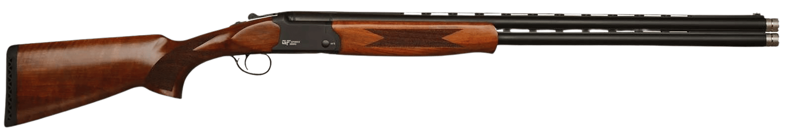 Gforce Arms GF5B2828 GF5 Filthy Pheasant 28 Gauge Break Open 3" 2rd 28" Black Over/Under Vent Rib Barrel, Black Aluminum Receiver, Fixed Turkish Walnut Stock, 5 Chokes