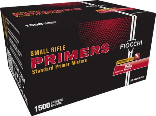 FIOCCHI PRIMERS SMALL RIFLE 12000 PACK CASE