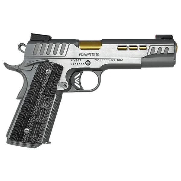 KIMBER RAPIDE DAWN 45ACP PSTL STS GOLD TIN BBL, G10 GRIP