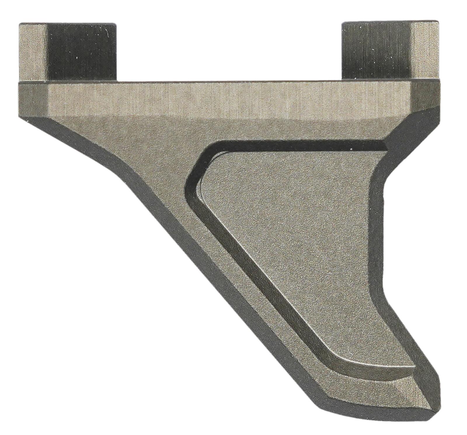 Q LLC ACCQSERTBSSAL Deluxe Q-Sert Barricade Stop Small Silver Anodized Aluminum