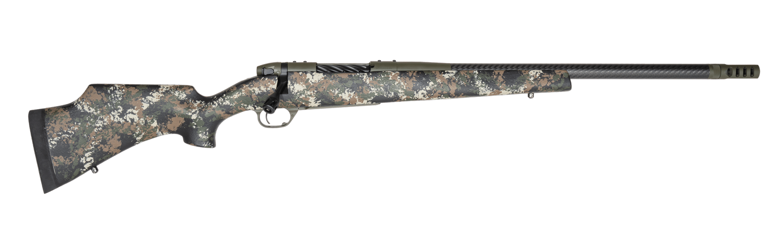 Weatherby MCC01N308NR2B Mark V Carbon Compact 308 Win 20" Synthetic Stock