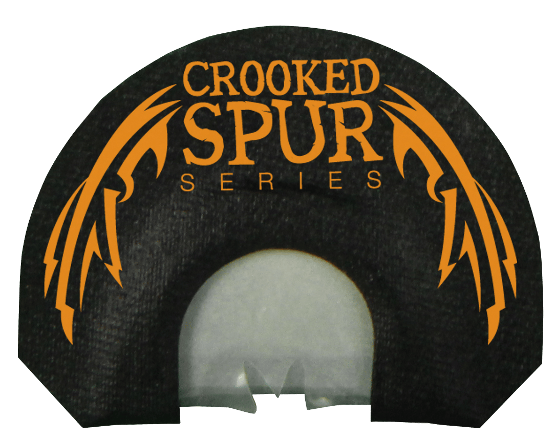 Foxpro CSMOUTHBL Crooked Spur V-Cut Diaphragm Call Attracts Turkeys, 3.5 Prophylactic Reeds,