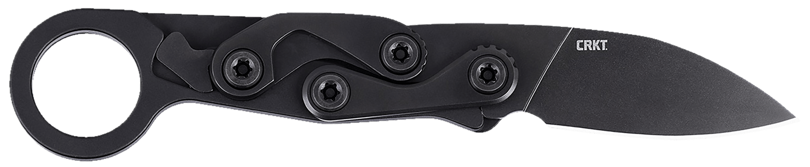 CRKT 4050K Provoke EDC EDC 2.47" Folding Black Oxide Plain Satin D2 Steel Blade, Black Aluminum Handle