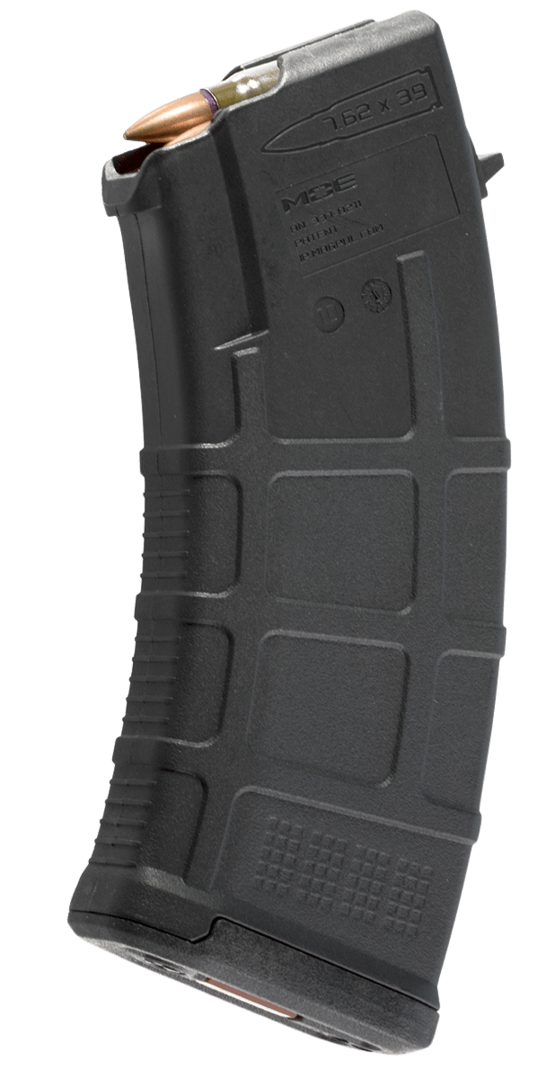 Magpul MAG658BLK PMAG MOE 20rd 7.62x39mm Fits AK-Platform/AKM Black Polymer