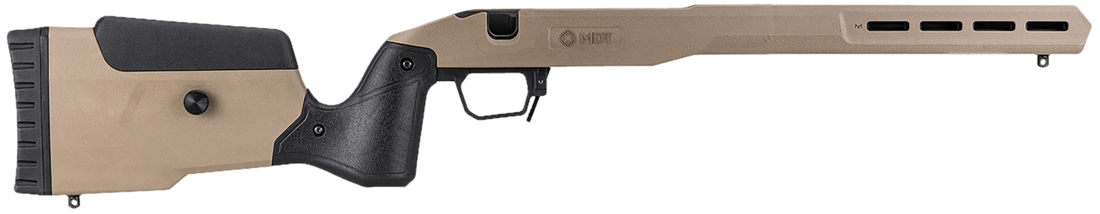 Mdt Sporting Goods Inc 105828FDE Field Stock  FDE Polymer Fits Savage Short Action