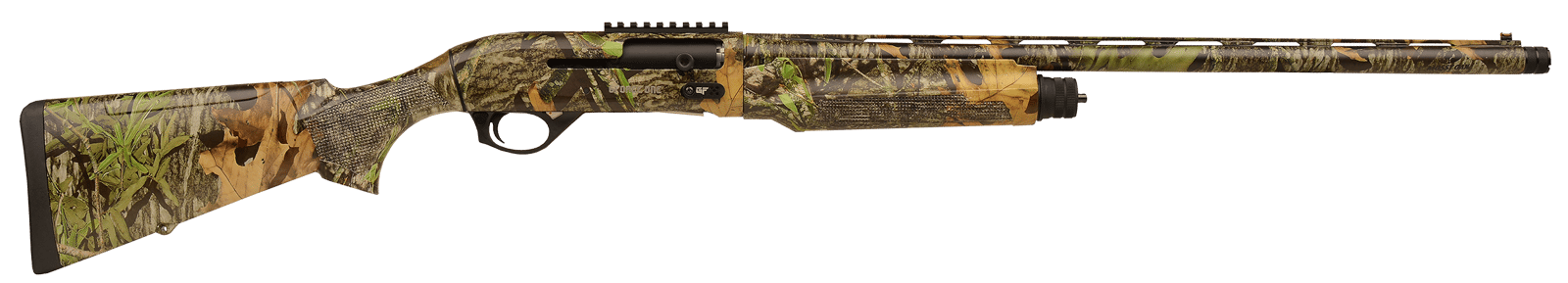 Gforce Arms GFONE1224MO3 One Turkey 12 Gauge 3" 3+1 24" Steel Barrel, Picatinny Rail Receiver, Fixed Mossy Oak Break-Up Synthetic Stock