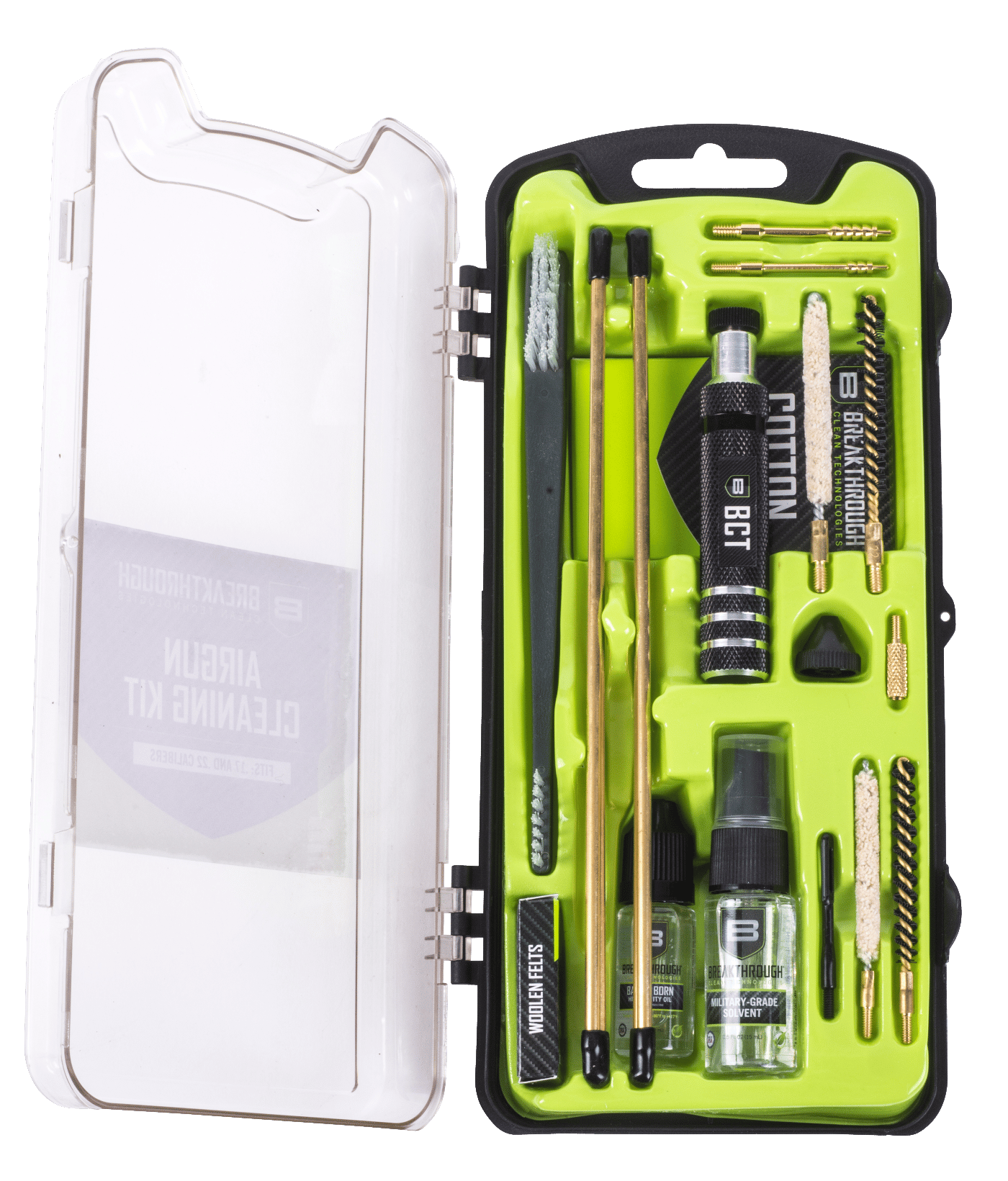 Breakthrough Clean BTCCCAG Vision Series Cleaning Kit Rimfire & Air Gun/19 Pieces Multi-Color