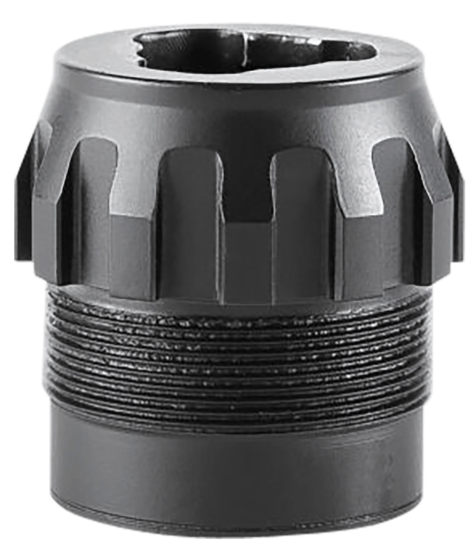 Dead Air DA444 P-Series 3-Lug Adapter Black Stainless Steel, Fits Primal/Wolfman/Ghost 45 with P-Series Adapter
