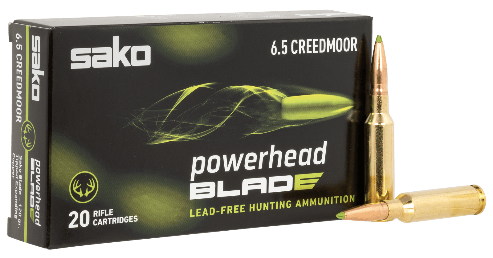 SAKO (TIKKA)  PowerHead Blade 6.5Creedmoor 120gr 20 Per Box/10 Case