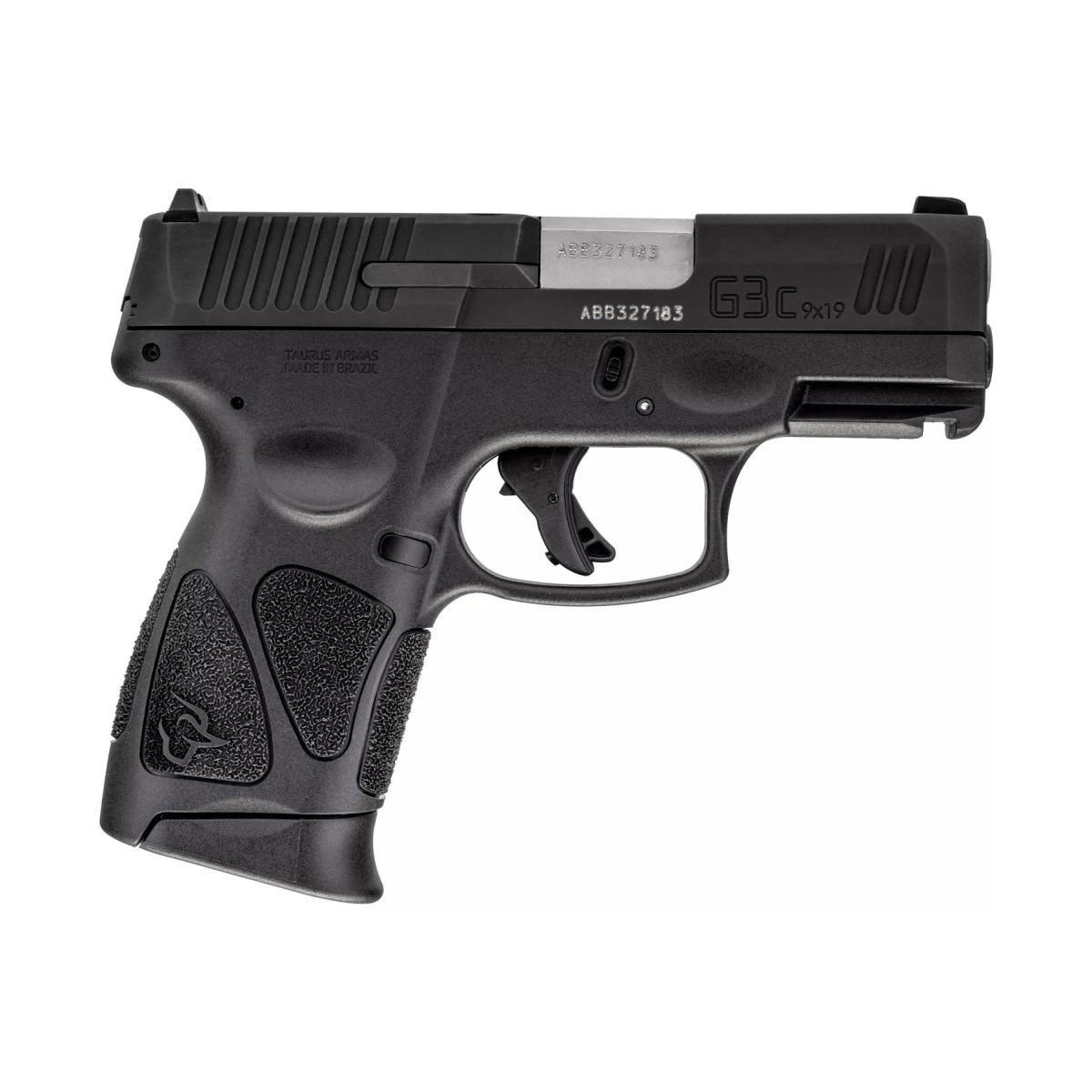 Taurus G3C Handgun 9mm Luger 12rd Magazines (3) 3.26?? Barrel�Black with US Flag Holster