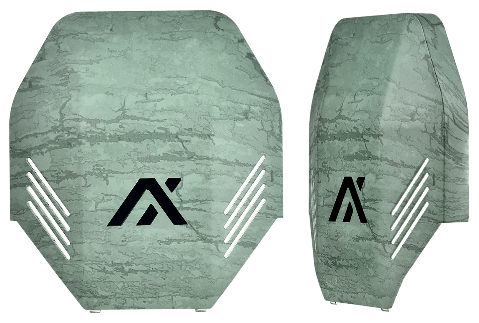 Axil LLC MXPLTG MX Plate  Polymer Over the Head Slate Green