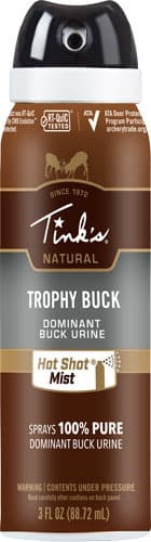 TINKS DEER LURE TROPHY BUCK HOT SHOT MIST 3OZ. AEROSOL