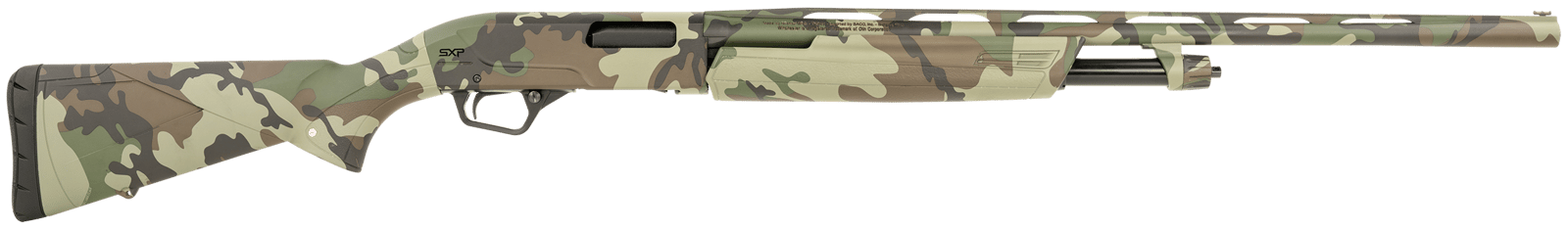 Winchester Repeating Arms 512433691 SXP Waterfowl Hunter 20 Gauge 3" 5+1 (2.75") 26" Chamber, Woodland Camo, TruGlo Fiber Optic Sight, Includes 3 Invector-Plus Chokes
