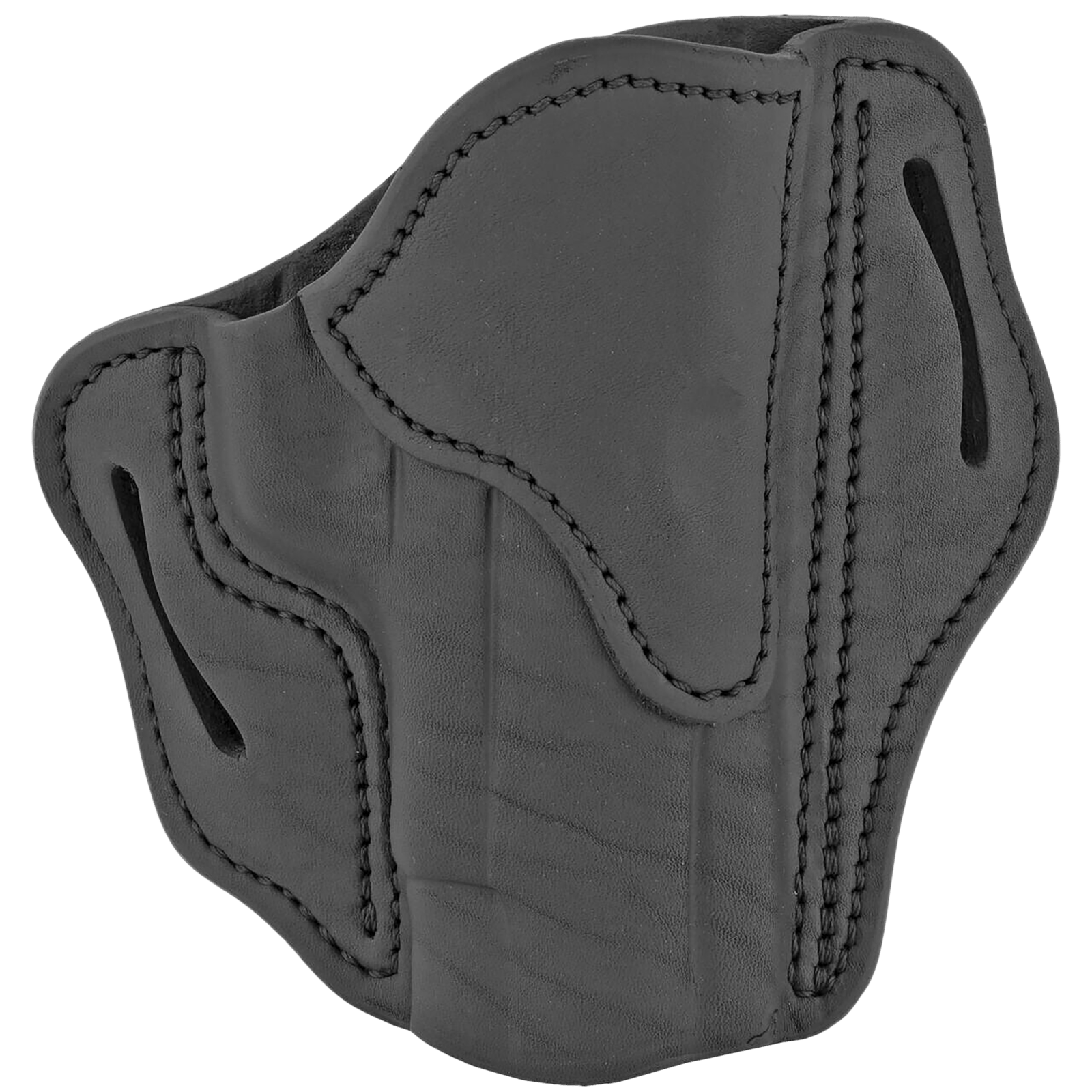1791 Gunleather BH23SBLR BH2.3  OWB Size 2.3 Stealth Black Leather Belt Slide Compatible w/Glock 17/Sig P226/HK VP9 Right Hand
