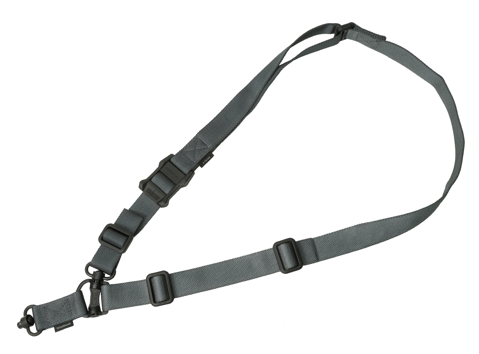 Magpul MAG518GRY MS4 Sling GEN2 Stealth Gray Nylon 48"-60" OAL Adjustable One-Two Point AR Platform