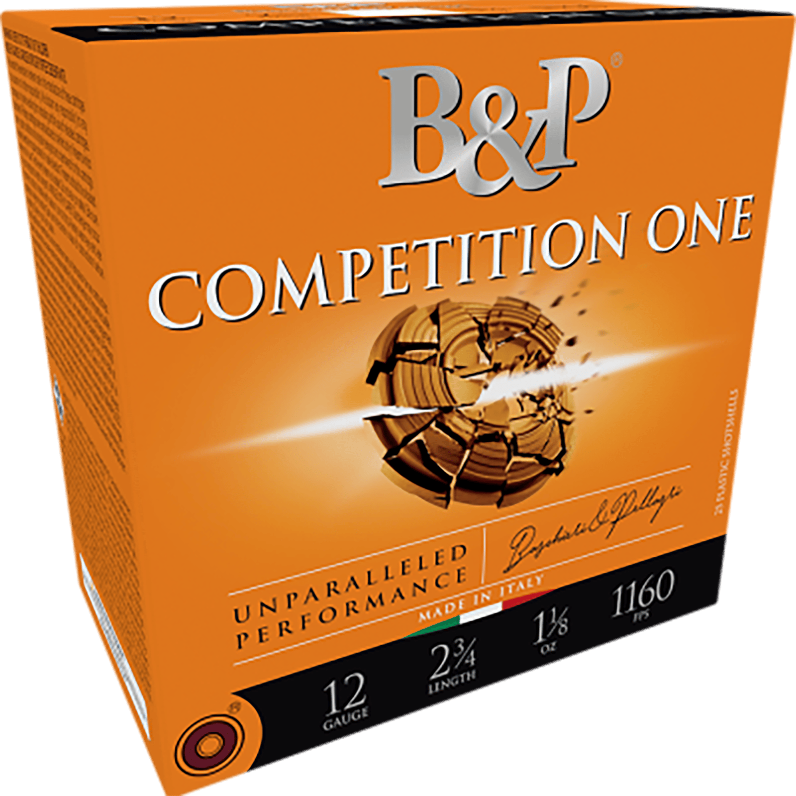 B&p Ammunition 20B78CP9 Competition One  20Gauge 2.75" 7/8oz 9Shot 25 Per Box/10 Case