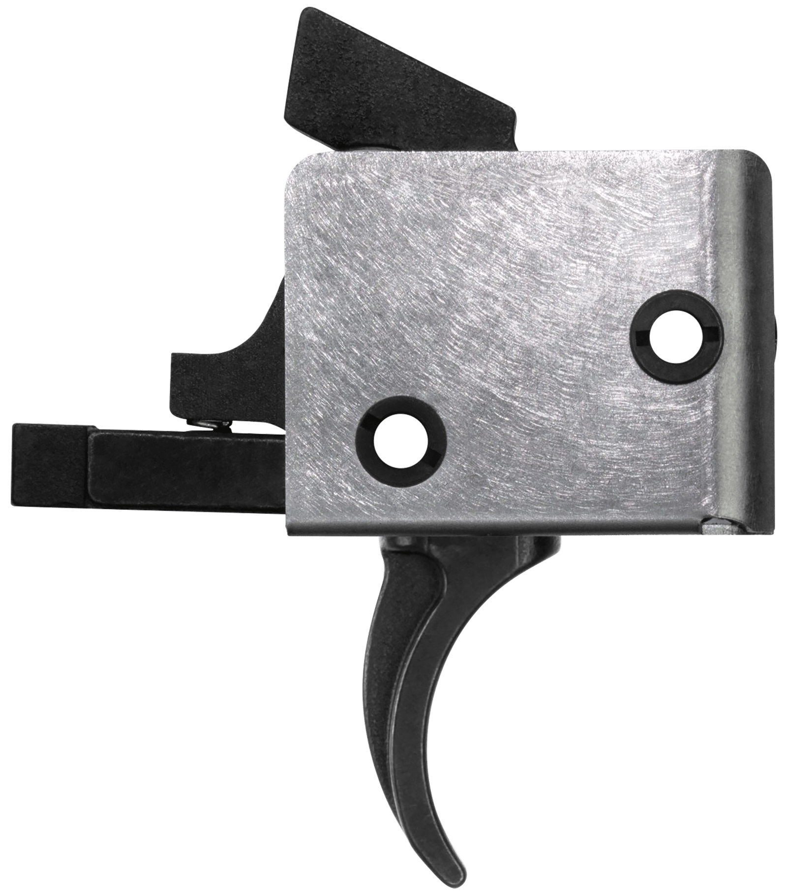 CMC Triggers 93501 Drop-In  Single-Stage Curved Trigger w/ 5-5.50 lbs Draw Weight & Black/Silver Finish