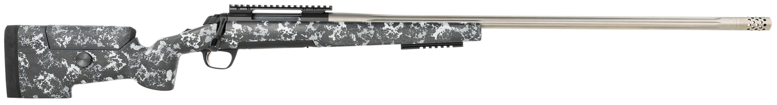 Browning 035451227 X-Bolt Target 7mm Rem Mag 3+1 26" Satin Gray/ 4.49" Fluted Barrel, Matte Blued Steel Receiver, Urban Carbon Ambush Camo/ Fixed McMillan A3-5 w/Adjustable Comb Stock, Right Hand