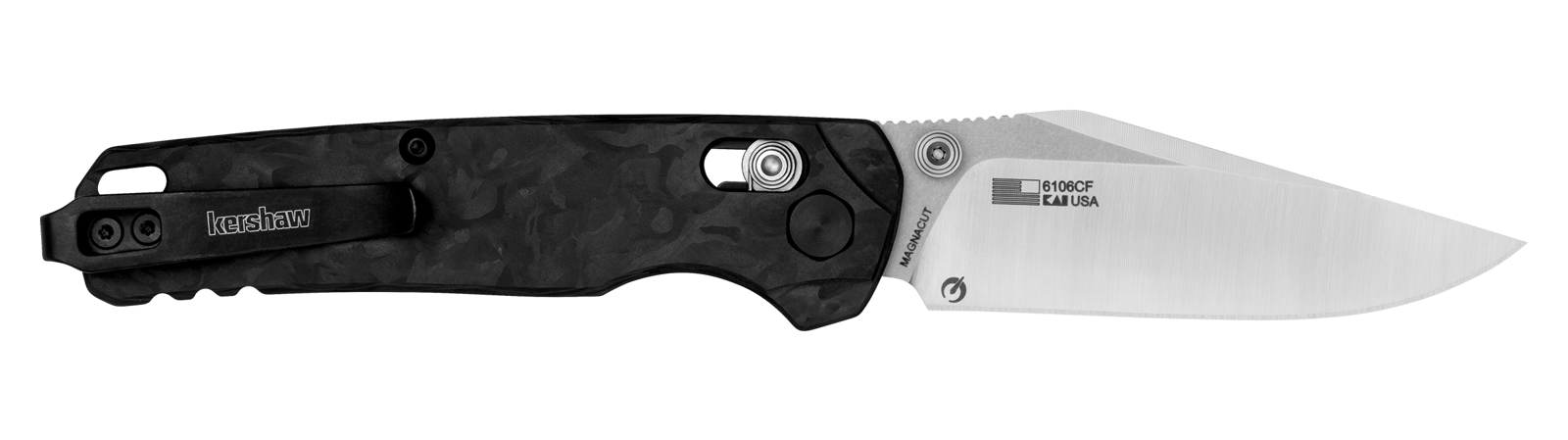 KER 6106CF    BEL AIR CLIP POINT CF BLK/MAGNACUT