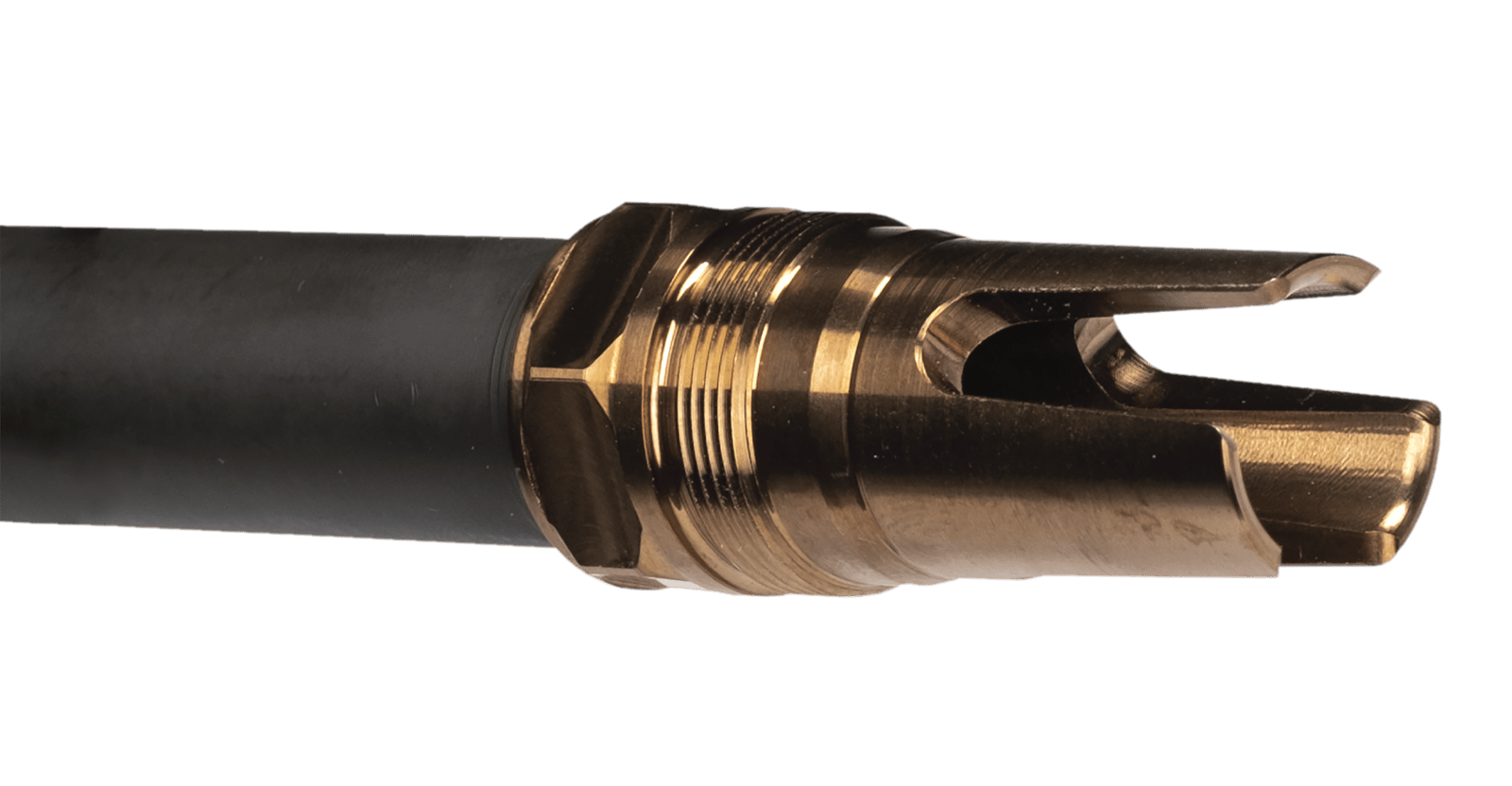 Q LLC ACCFH3/4-24 Flash Hider  7.62 Steel 3/4"x24 Threads 2.13" OAL