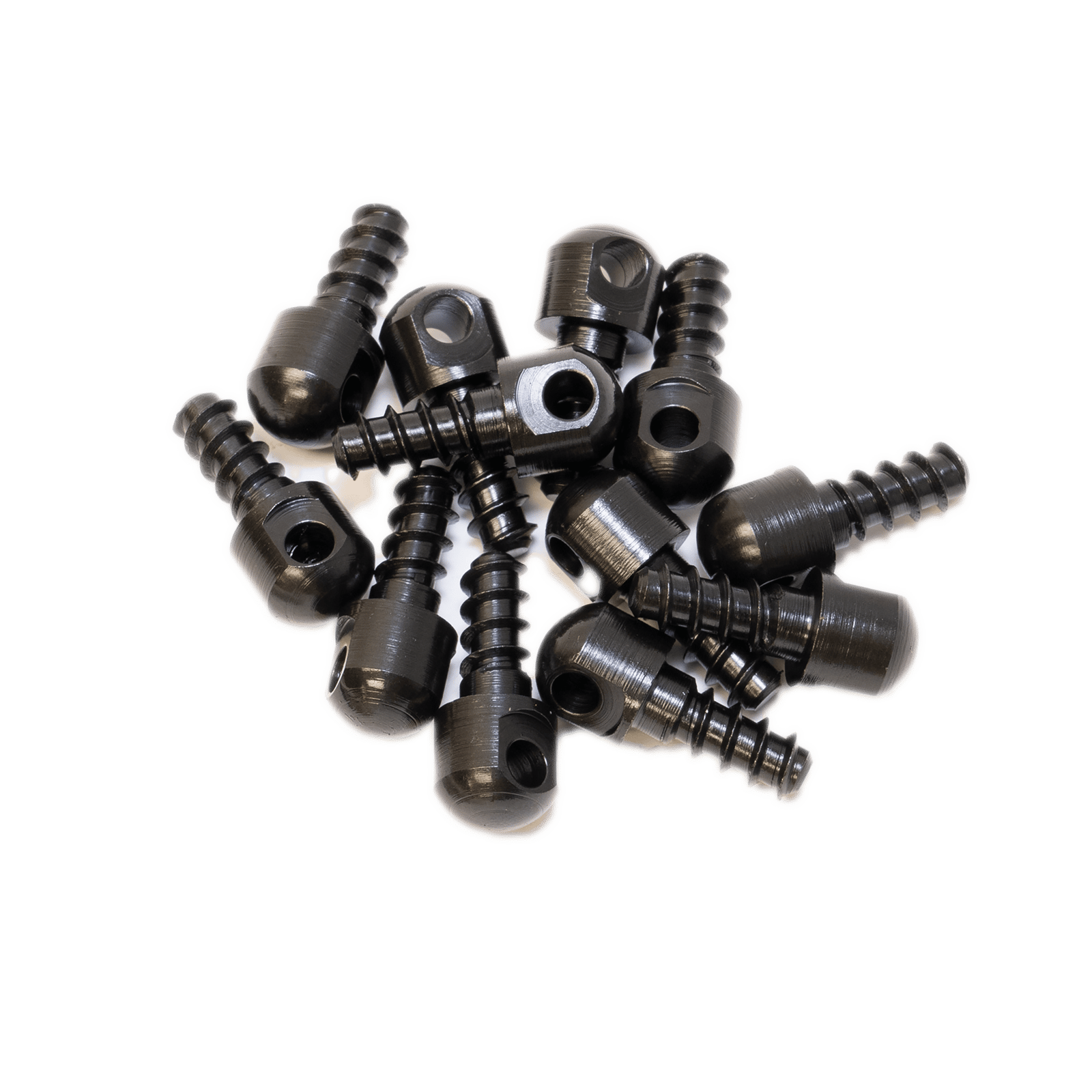 GrovTec US Inc GTHM60 Wood Screw  Swivel Studs 0.5" 12-Pack Black