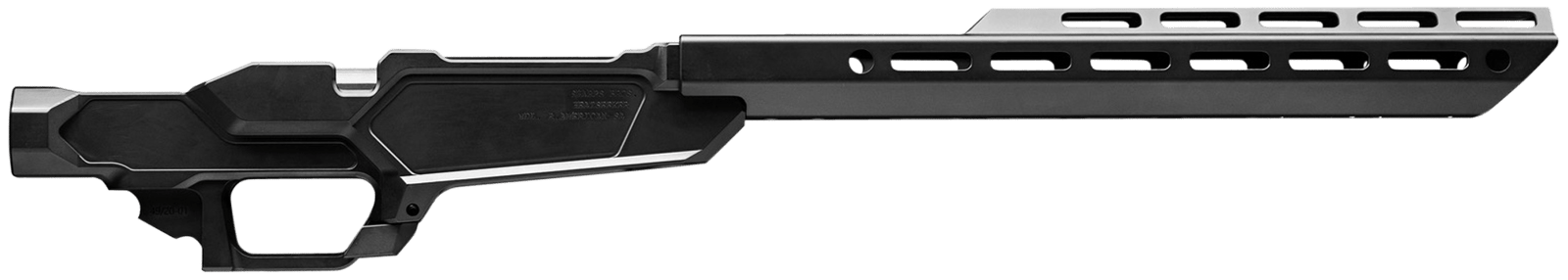 Sharps Bros SBC04 Heatseeker Rifle Chassis Stock Fits Savage 110, 6061-T6 Aluminum w/Cerakote Finish, 14" M-LOK Handguard, Compatible w/AICS Short Action Magazines