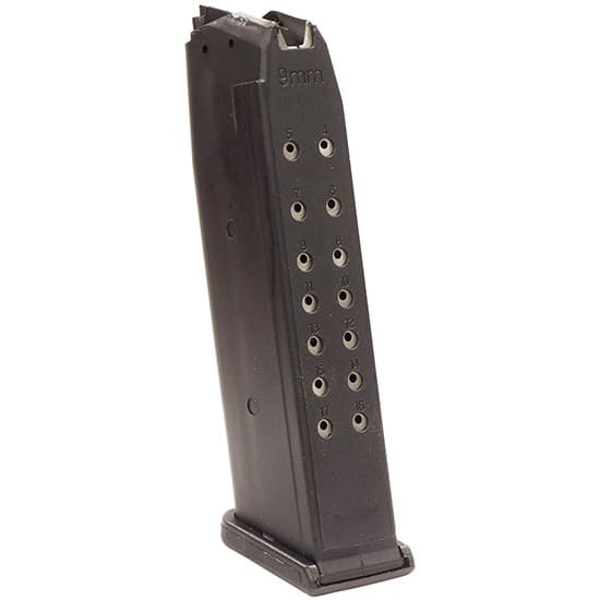 RWB MAG GLOCK 17 9MM 17RD STEEL LINED BLK