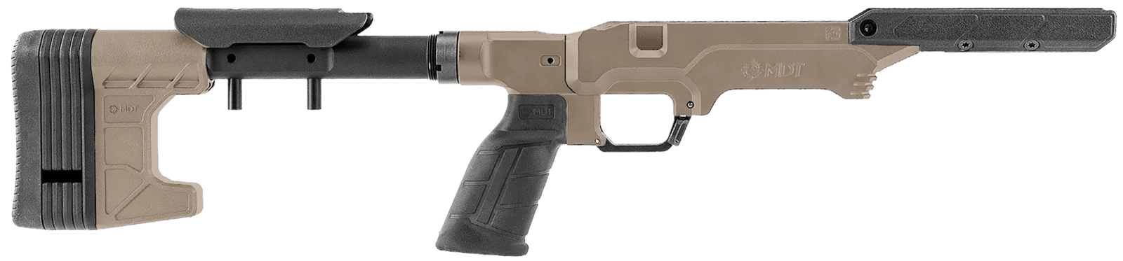 Mdt Sporting Goods Inc 114644FDE The Worker LSS Gen3 Flat Dark Earth Fits Savage 110 Short Action