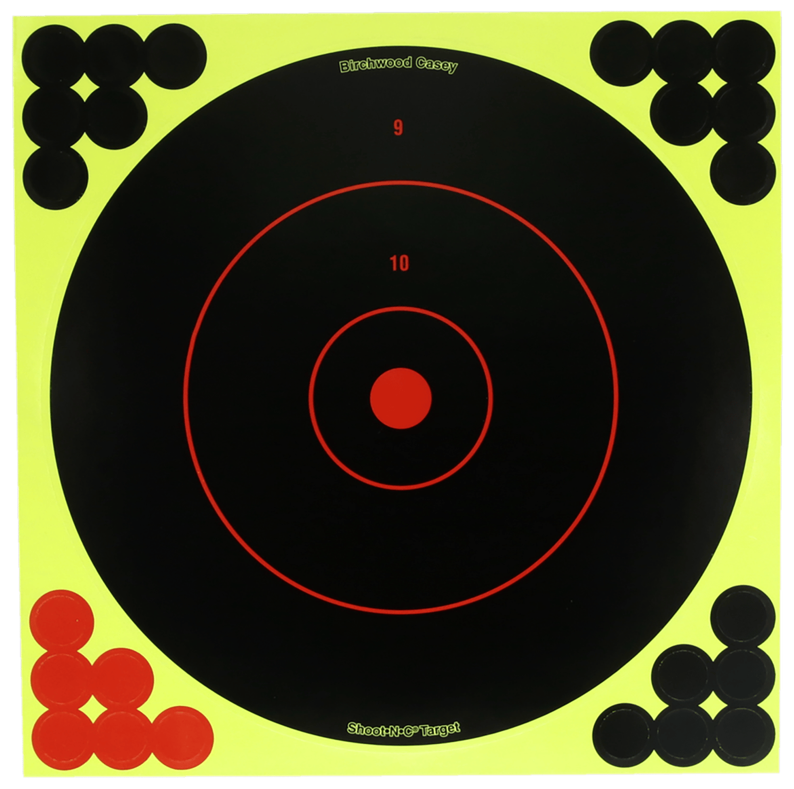 Birchwood Casey TDSNC1225PK Target Dispenser  Adhesive Paper 12" Bullseye Includes Pasters 25 Per Pack