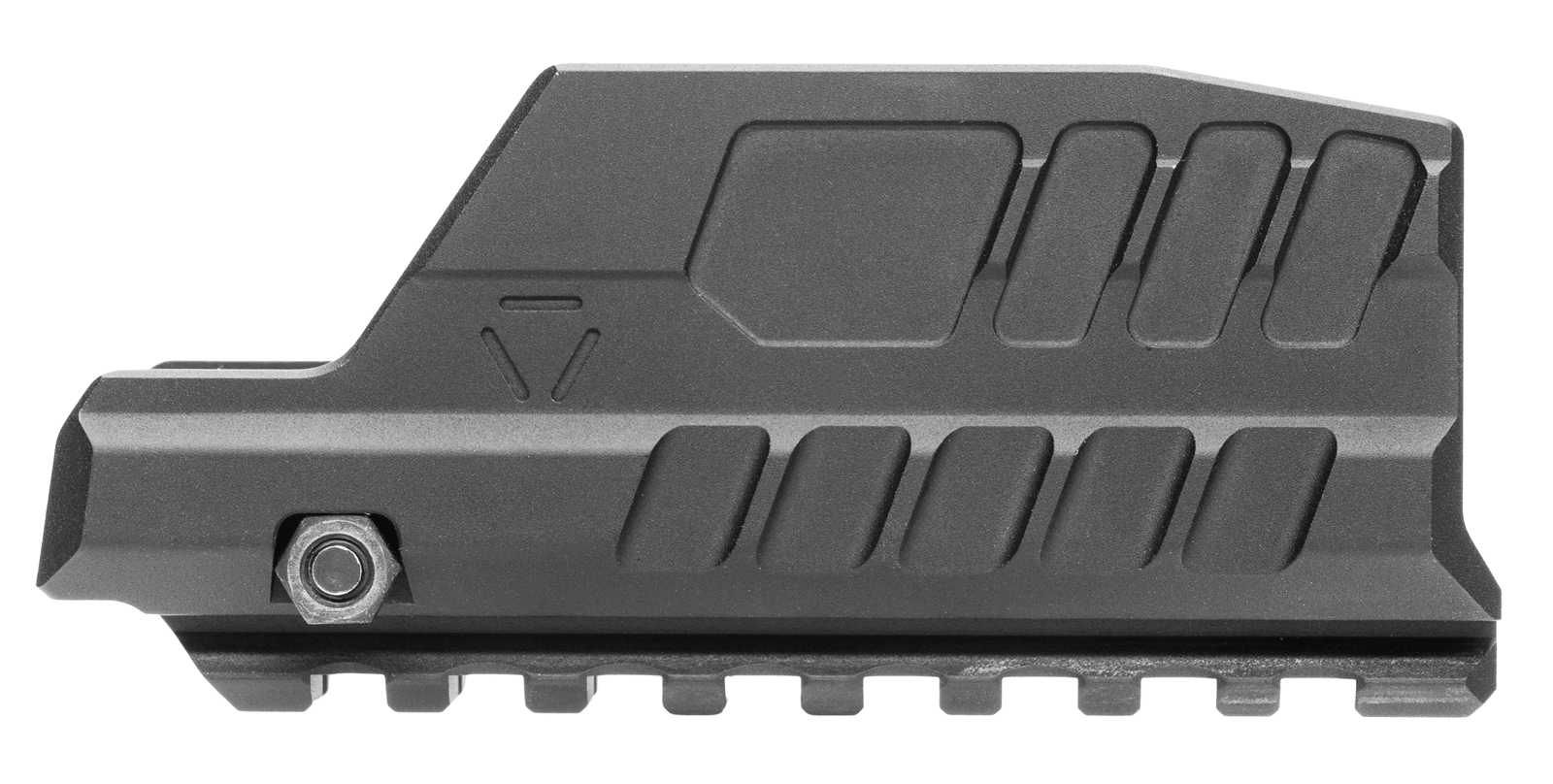 Strike Industries SMC-BS-H Blast Shield  Black Aluminum 4.14" Long